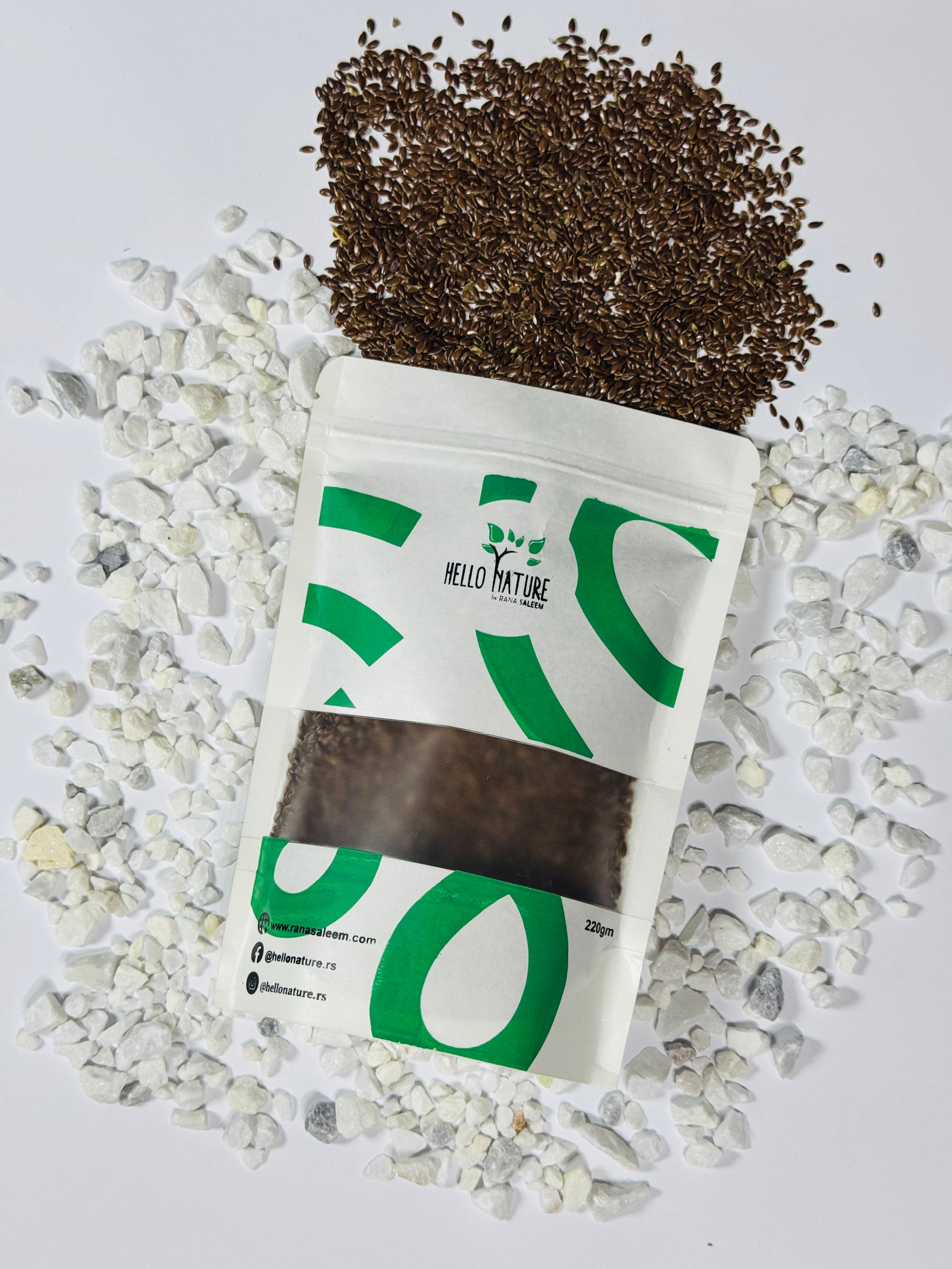 PCOS & Seed Cycling Bundle – Pumpkin, Sunflower, Flax & Sesame (220g Each) | Hormone Balance & Wellness | Rana Saleem