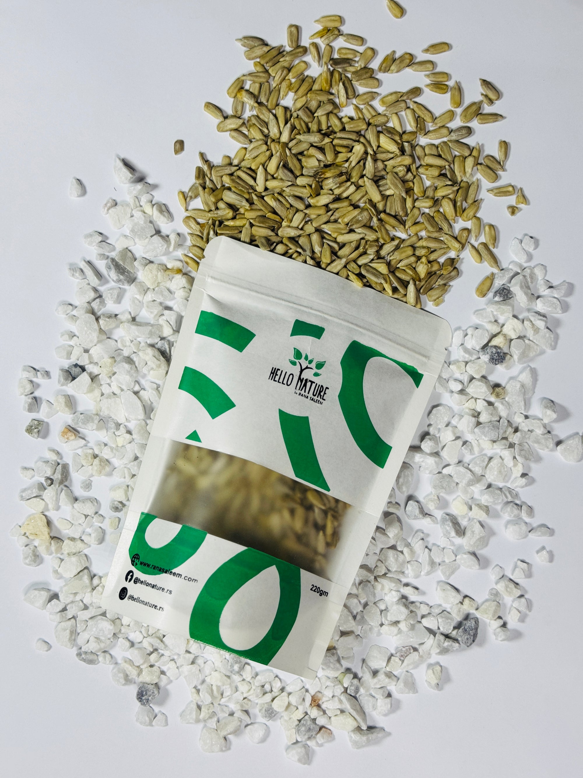 PCOS & Seed Cycling Bundle – Pumpkin, Sunflower, Flax & Sesame (220g Each) | Hormone Balance & Wellness | Rana Saleem